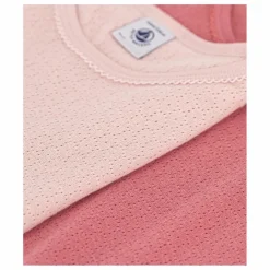 Online Petit Bateau Lot 2 T-shirts Unis | Rose