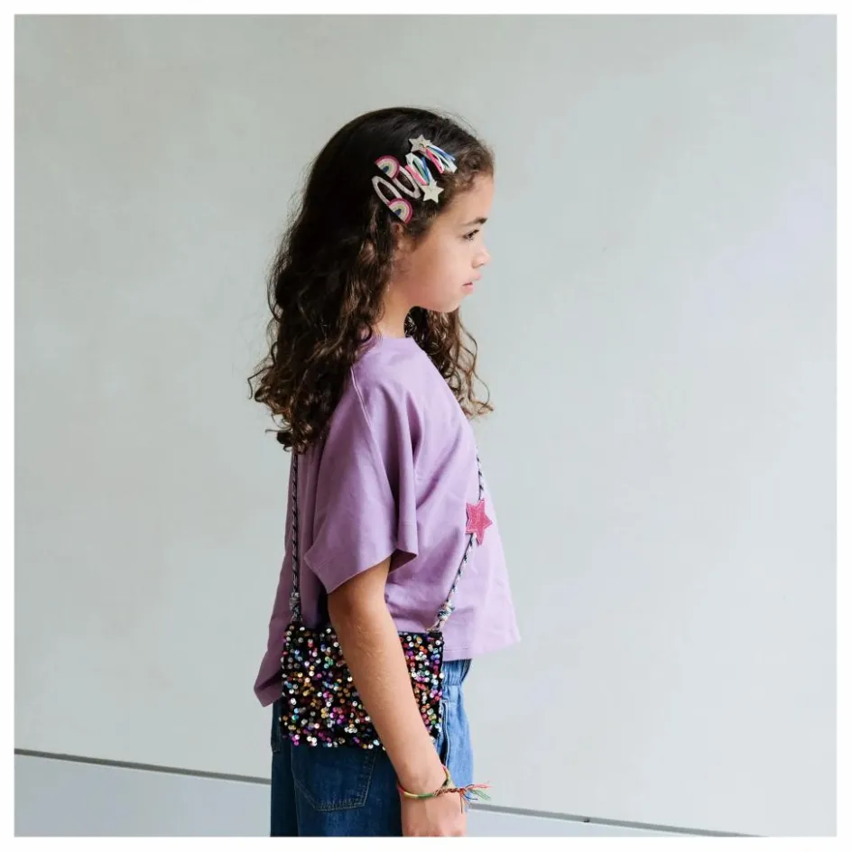 Enfant Mimi & Lula Accessoires De Mode*Lot de 4 Barrettes Disco Rainbow |