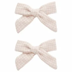Rylee + Cru Lot de 2 Barrettes Nœud Vichy ||Enfant Accessoires De Mode