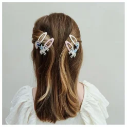 New Lot de 4 Barrettes Unicorn | Enfant Accessoires De Mode