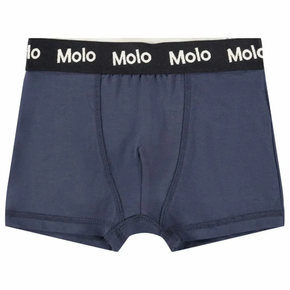 Molo Lot de 2 Caleçons Justin Moods Coton Bio ||Enfant Nuit, Sous-Vêtements|Nuit, Sous-Vêtements