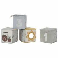 Little Dutch Jouets D'Éveil|Jouets D'Éveil*Lot de 4 cubes doux - Little Farm