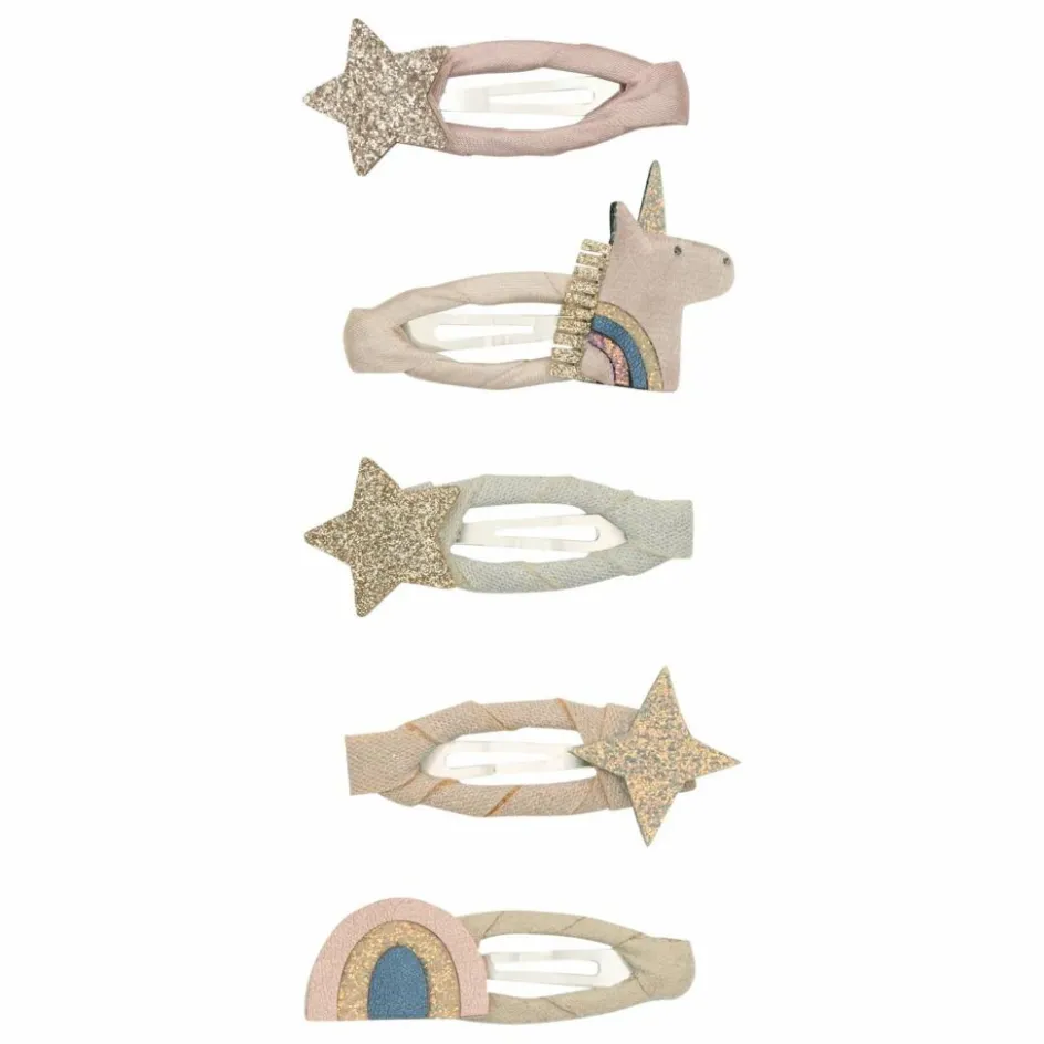 Discount Mimi & Lula Lot de 5 Mini Barrettes Celeste | Rose
