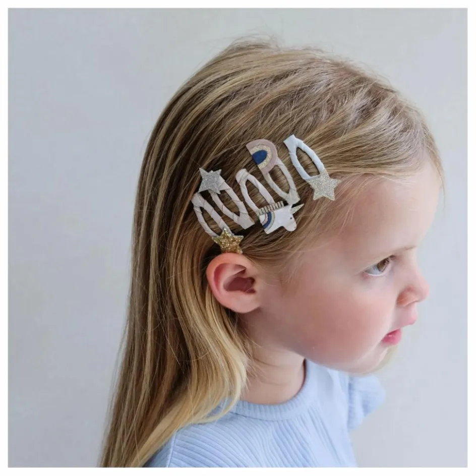 Discount Mimi & Lula Lot de 5 Mini Barrettes Celeste | Rose