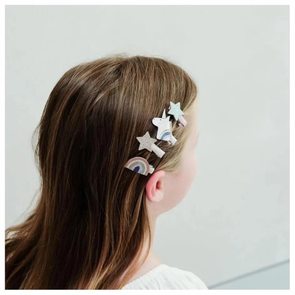 Discount Mimi & Lula Lot de 8 Mini Barrettes Celeste | Rose
