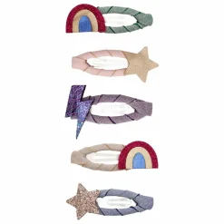 Mimi & Lula Lot de 5 Mini Barrettes Rainbow ||Enfant Accessoires De Mode