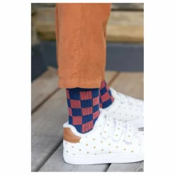 Hot Lot de 2 Paires de Chaussettes Damier | Enfant Nuit, Sous-Vêtements