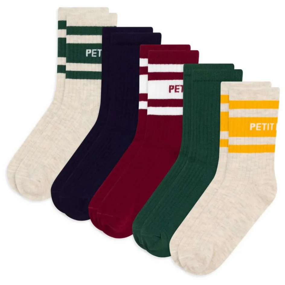 Petit Bateau Lot de 5 Paires de Chaussettes ||Enfant Nuit, Sous-Vêtements|Nuit, Sous-Vêtements