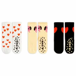Enfant Mini Rodini Nuit, Sous-Vêtements|Nuit, Sous-Vêtements*Lot de 3 Paires de Chaussettes Antidérapantes Coton Bio |