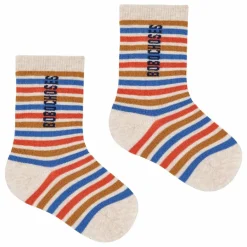Sale Lot de 2 Paires de Chaussettes Rayées Coton Bio | Pyjamas, Sous-Vêtements|Pyjamas, Sous-Vêtements