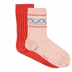New Molo Lot de 2 Paires de Chaussettes Nomi | Rose