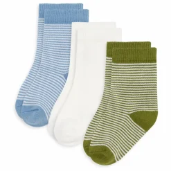 Best Lot de 3 Paires de Chaussettes Côtelées Rayées | Enfant Nuit, Sous-Vêtements|Nuit, Sous-Vêtements