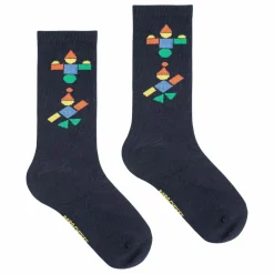 Outlet Bobo Choses Lot de 3 Paires de Chaussettes Happy Coton Bio | Rose