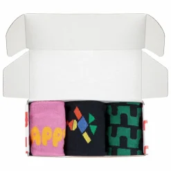 Outlet Bobo Choses Lot de 3 Paires de Chaussettes Happy Coton Bio | Rose