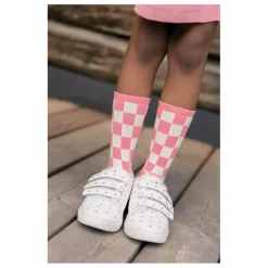 Bonton Lot de 2 Paires de Chaussettes Damier ||Enfant Nuit, Sous-Vêtements
