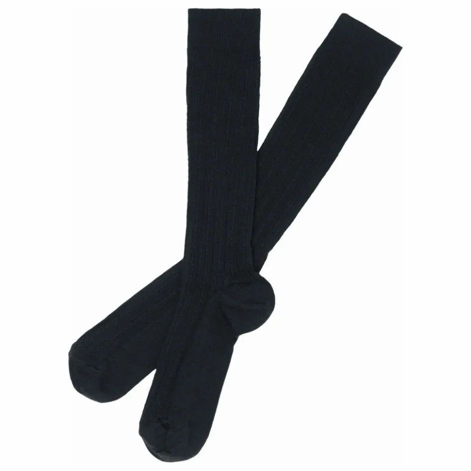 FUB Lot de 2 Paires de Mi-Bas Côtelés Laine - Collection Femme ||Femme Lingerie, Chaussettes