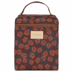Enfant Nobodinoz Vaisselle Enfant*Lunch bag isotherme Hyde Park Maroon Poppies |
