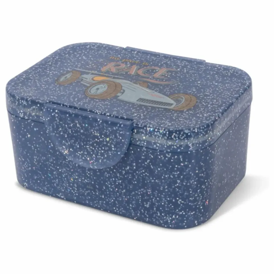 Best Konges Sløjd Lunch box glitter Race | Bleu foncé