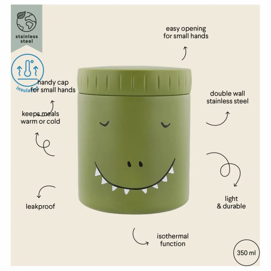 Discount Lunch box isotherme 350 ml Mr Dino | Enfant Vaisselle Enfant