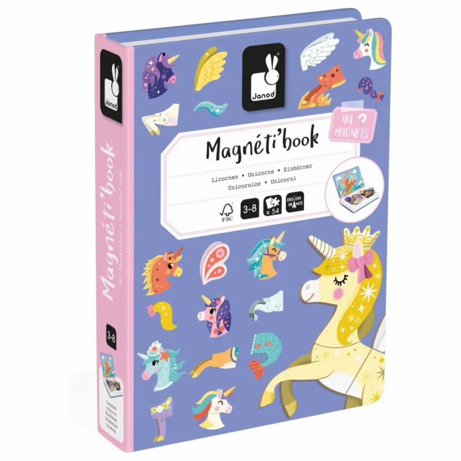 Janod Magneti'Book Licornes| Jeux Éducatifs