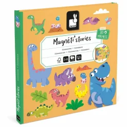 Hot Janod Magneti'stories - Les dinosaures Multicolore