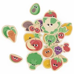 Janod Magnets - Fruits & Légumes - 24 pièces| Jeux Éducatifs