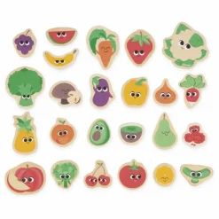 Janod Magnets - Fruits & Légumes - 24 pièces| Jeux Éducatifs