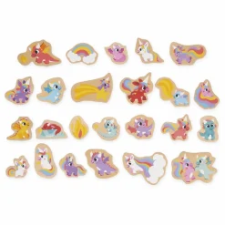 Janod Magnets - Licornes et Dragons - 24 pièces| Jeux Éducatifs
