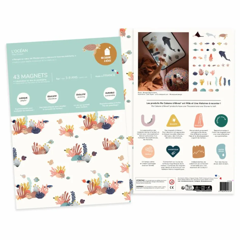 Online Magnets Animaux Océan - Fonds Marins Jeux Éducatifs