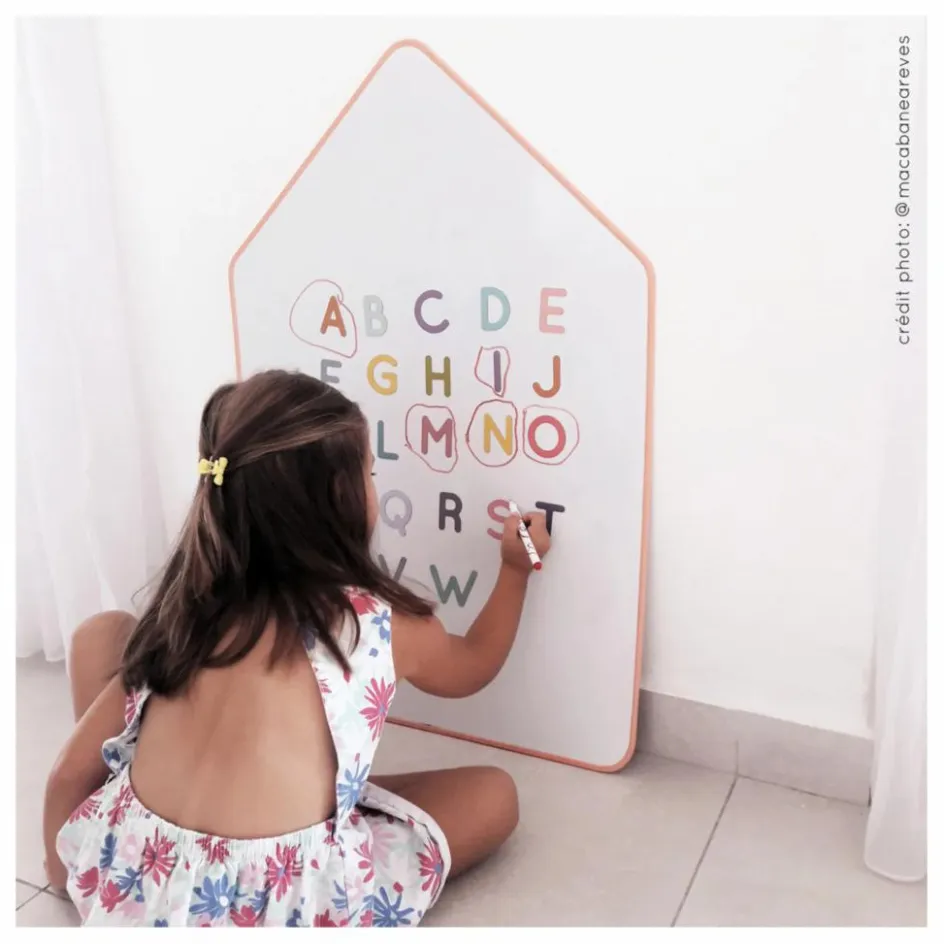 Ma Cabane à rêves Magnets Grandes Lettres Capitales| Jeux Éducatifs
