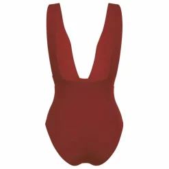Anja Paris Maillot 1 Pièce Le Plongeant | Terracotta