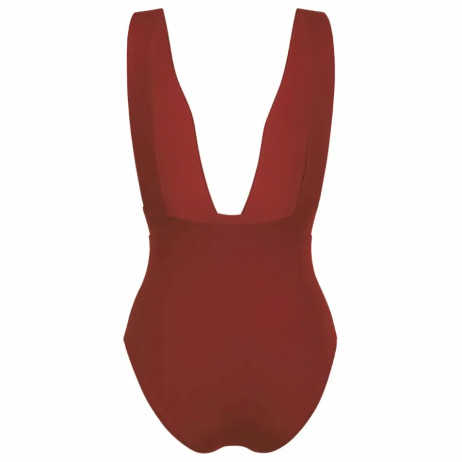 Anja Paris Maillot 1 Pièce Le Plongeant | Terracotta