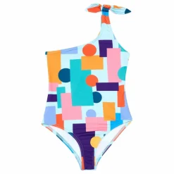 Sunchild Maillot de Bain 1 pièce Asymétrique Imprimé Ronnie ||Enfant Maillots De Bain|Maillots De Bain