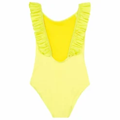 Best Lison Paris Maillot de Bain 1 Pièce Bora Bora Fibres Recyclées | Jaune citron