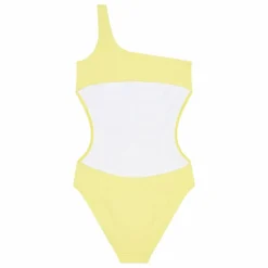 Best Finger in the nose Maillot de Bain Asymétrique Sia | Jaune citron