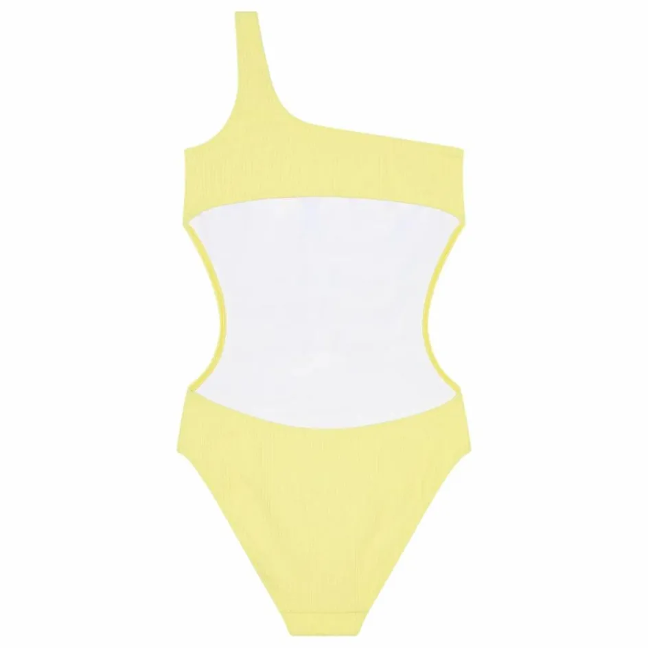Best Finger in the nose Maillot de Bain Asymétrique Sia | Jaune citron