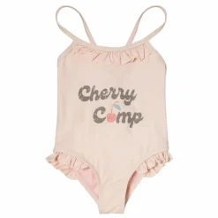 Best Tocoto Vintage Maillot de bain Cerises | Rose pâle