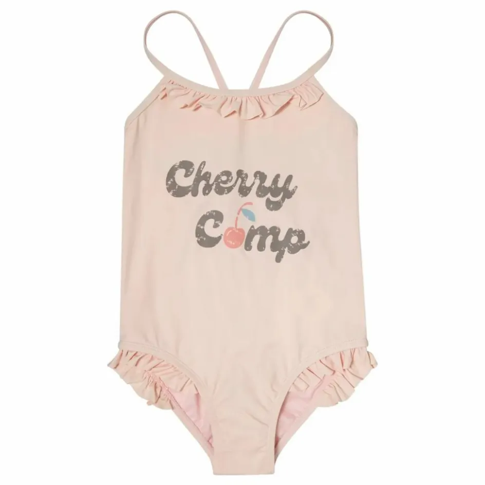 Best Tocoto Vintage Maillot de bain Cerises | Rose pâle