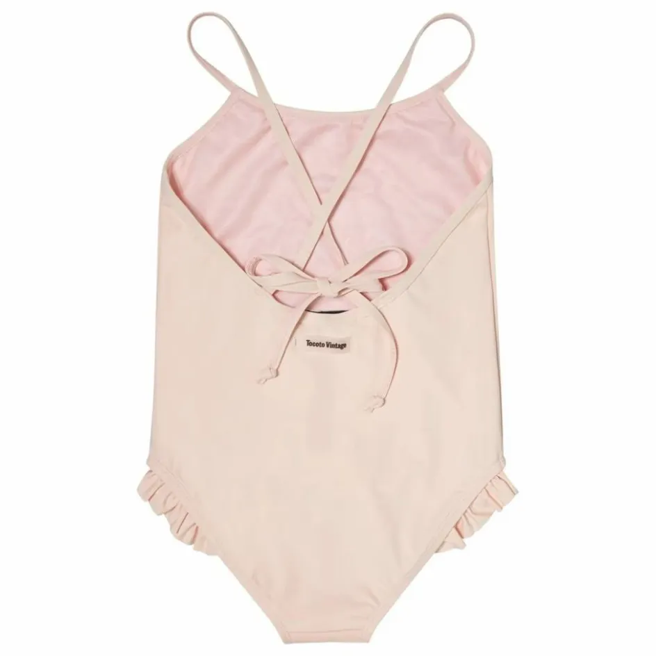 Best Tocoto Vintage Maillot de bain Cerises | Rose pâle