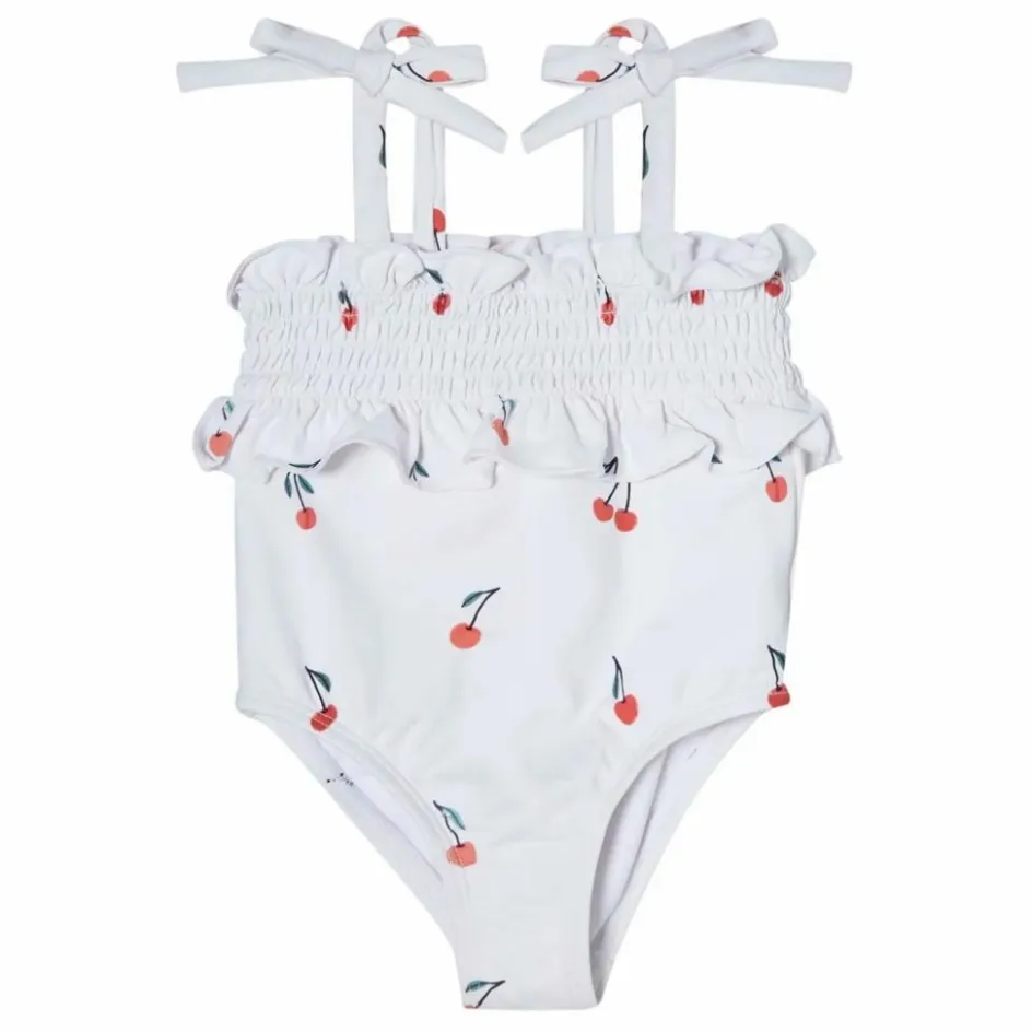 Outlet Maillot de bain Froncé Cerises | Enfant Maillots De Bain|Maillots De Bain