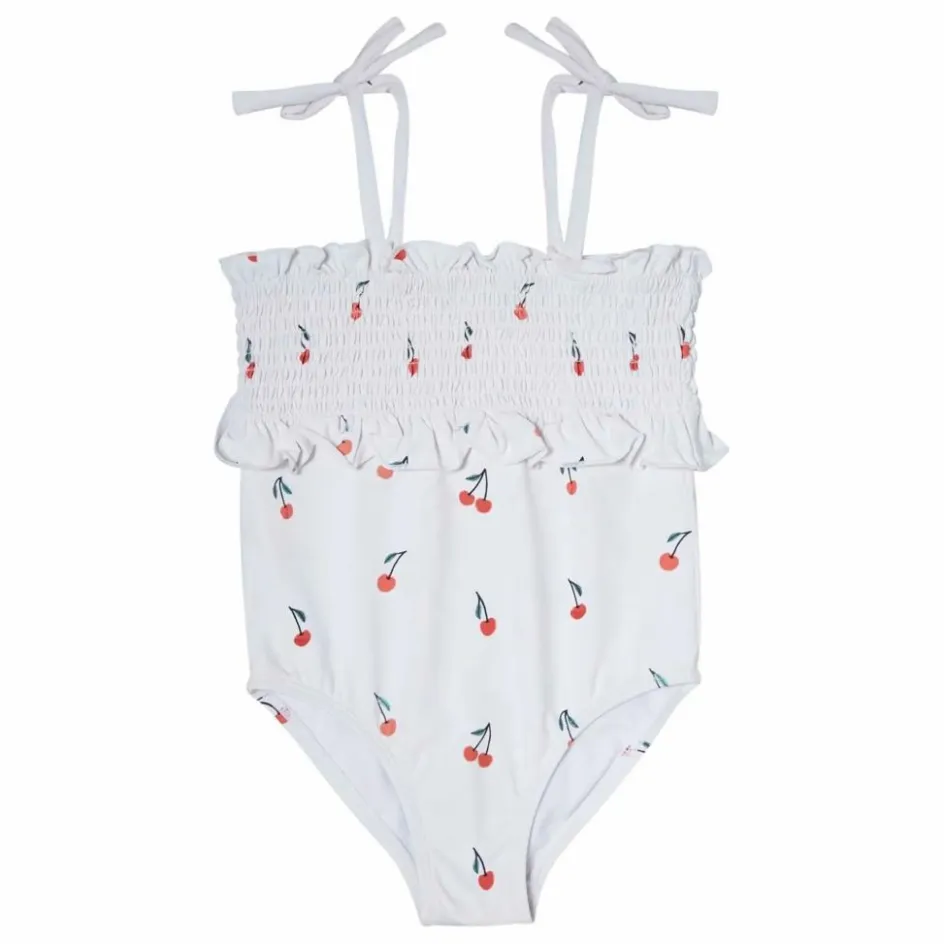 Outlet Maillot de bain Froncé Cerises | Enfant Maillots De Bain|Maillots De Bain
