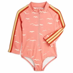 Enfant Mini Rodini Maillots De Bain*Maillot De Bain Mouettes Manches Longues Coton Bio |