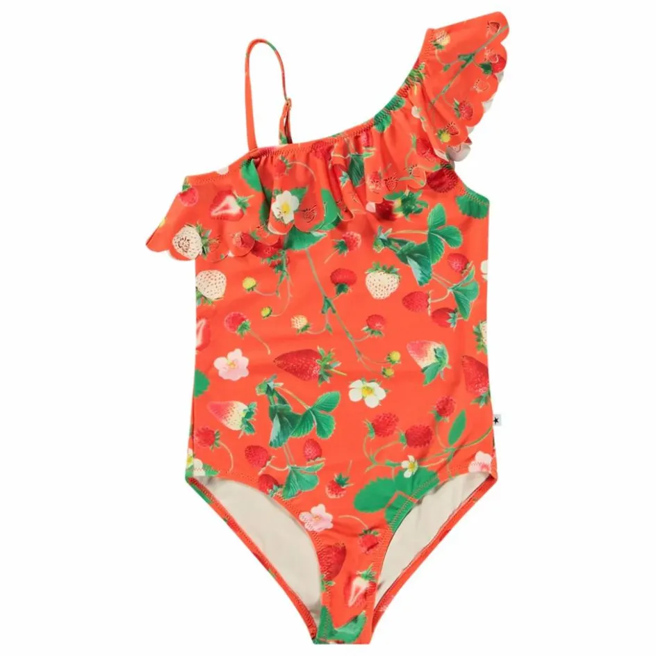 Molo Maillot de Bain Net Fraise Fibres Recyclées ||Enfant Maillots De Bain