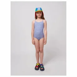Clearance Bobo Choses Maillot de Bain Vichy Fibres Recyclées | Bleu marine