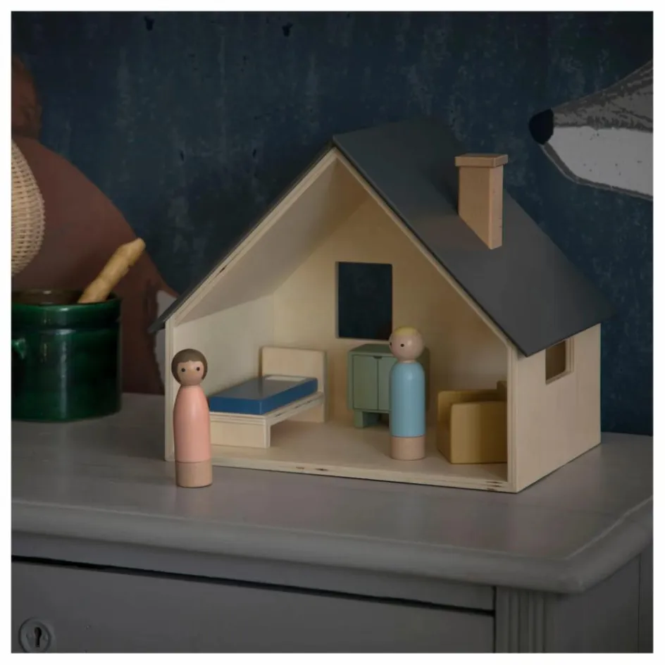 Outlet Maison de poupées et accessoires en bois Maisons De Poupées