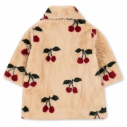 Enfant Konges Sløjd Manteaux, Blousons|Manteaux, Blousons, Pilotes*Manteau Façon Fourrure Fuzzie Cerises |
