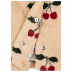 Enfant Konges Sløjd Manteaux, Blousons|Manteaux, Blousons, Pilotes*Manteau Façon Fourrure Fuzzie Cerises |