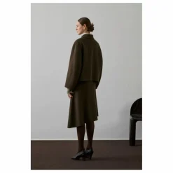 Sale Soeur Manteau Gyoda Laine | Brun kaki