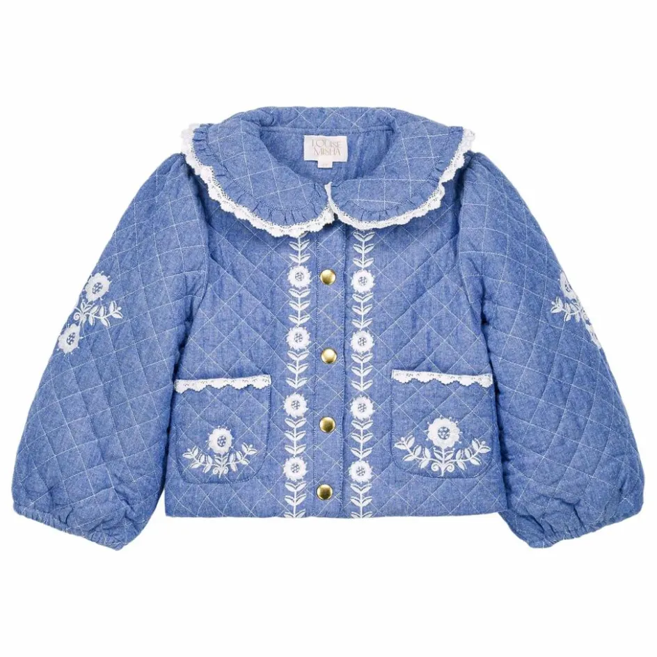 Enfant Louise Misha Manteaux, Blousons|Manteaux, Blousons, Pilotes*Manteau Jouliana Chambray Coton Bio |