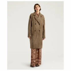 Best Manteau Lancaster Herringbone Laine Vierge | Femme Manteaux, Parkas